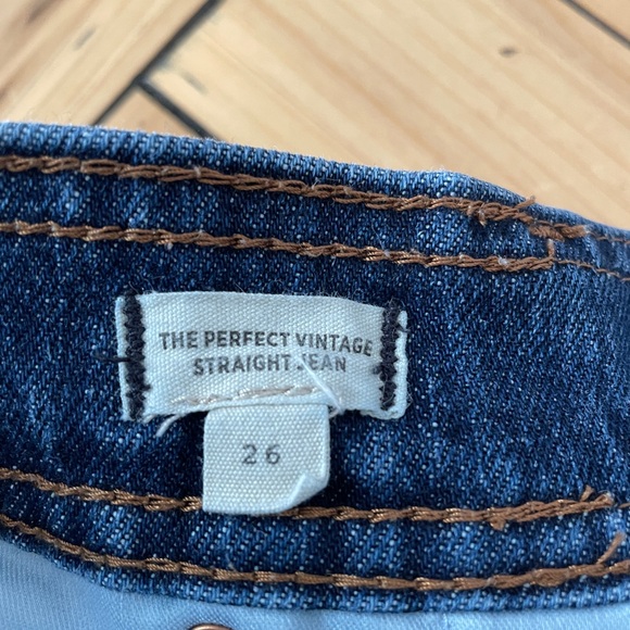 Madewell the perfect vintage straight jean size 26 . Color blue. - Picture 7 of 10